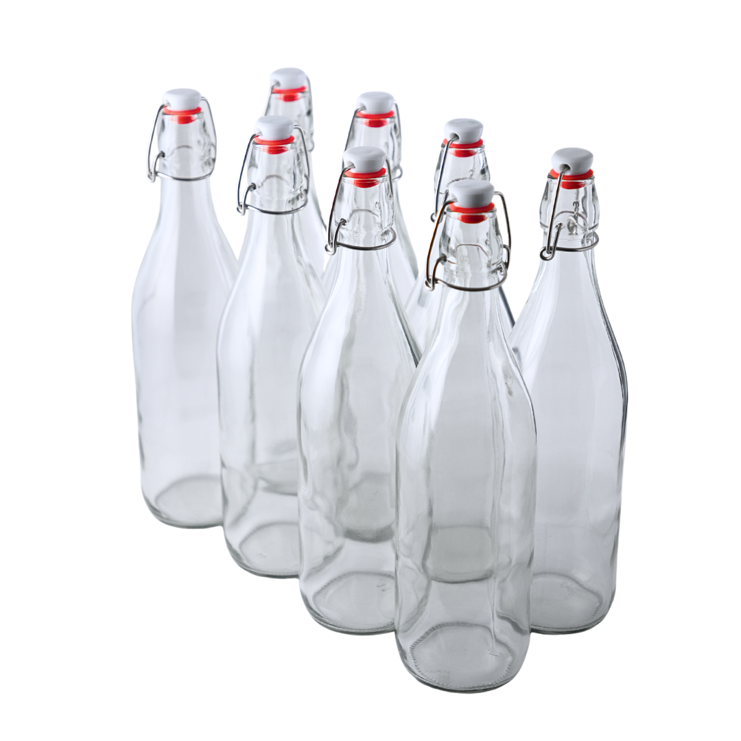 その他 Set of 5 bottles Buy 16 oz Slim Swing Top Bottles (8 Pack) - Lowest Wholesale Price