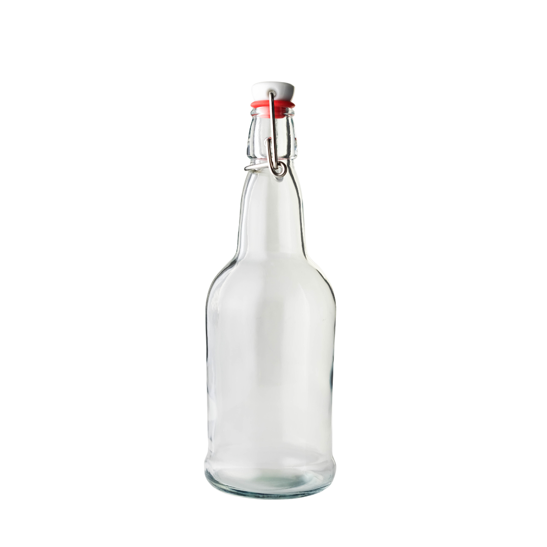 Bulk Clear Swing Top Bottles - 16 oz (1890 Count Pallet)