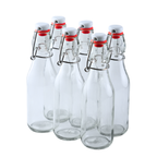 Bulk Clear Swing Top Bottles (Slim) - 16 oz (2520 Count Pallet)