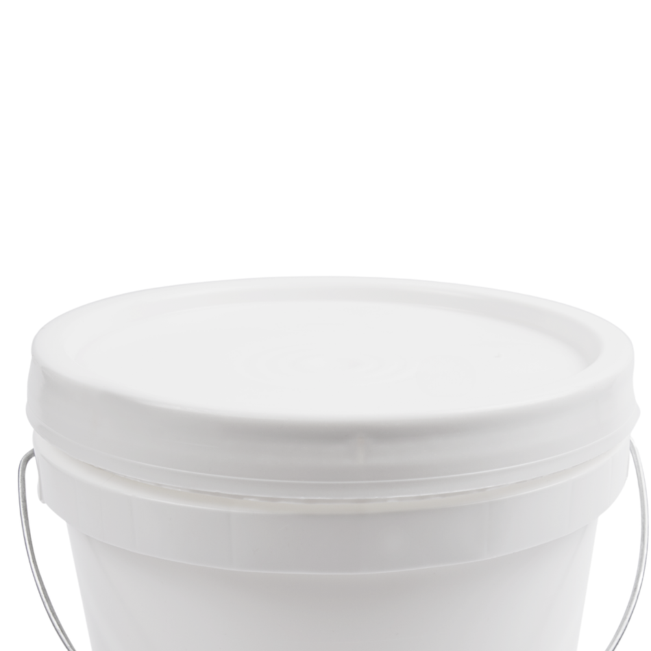 FastBrewing 6.5-gallon fermentation bucket lid for homebrewing and winemaking, fits standard fermentation buckets.