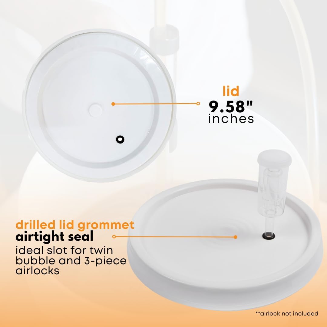 2 Gallon Fermentation Bucket with Lid – Boxed Set