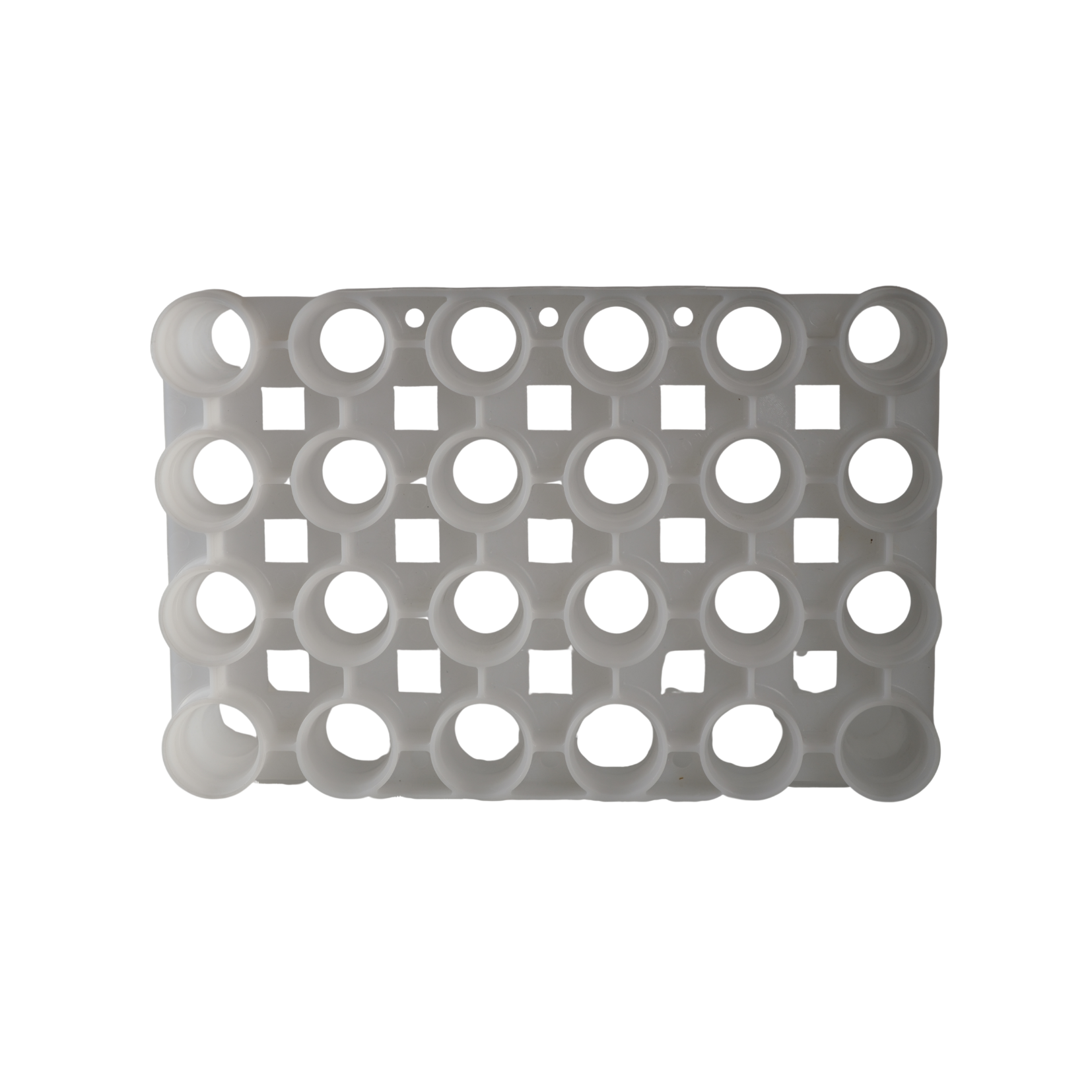 FastRack 24-bottle drying rack with stainless steel frame and multiple slots for drying wine or beverage bottles.