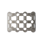 FastRack 12-bottle drying rack with multiple slots for drying wine bottles, made of durable metal with a sleek design