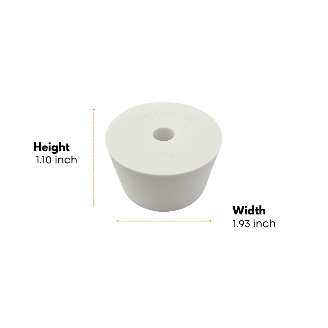 FastRack 10.0 Drilled Silicone Bung for Airlocks - FastRack