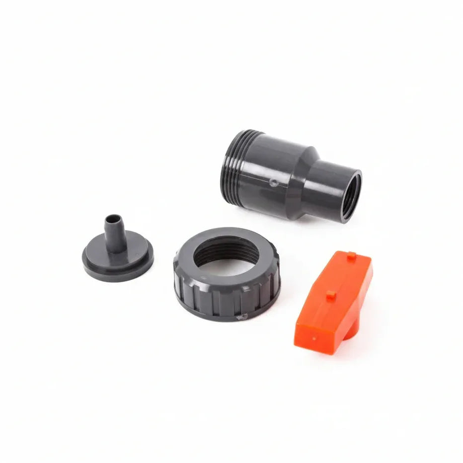 FastFerment 14G fermentation valve, stainless steel accessory for home brewing, with a secure fitting and easy installation.