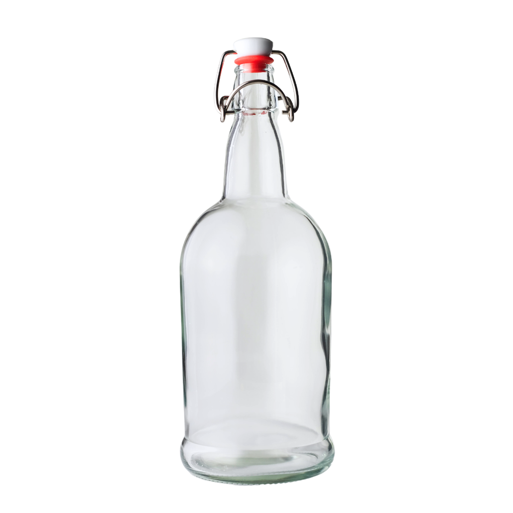 Bulk Clear Swing Top Bottles - 33 oz (1116 Count Pallet)