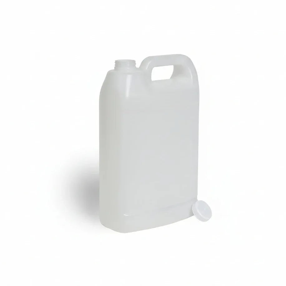 FastRack 1-gallon F-style plastic water jug with lid, ideal for water storage or transport, shown in a pack of one.