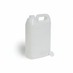 FastRack 1-gallon F-style plastic water jug with lid, ideal for water storage or transport, shown in a pack of one.