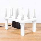 FastWasher 12 beer and wine bottle cleaner, compact bottle washer with rotating brushes for thorough cleaning of bottles.