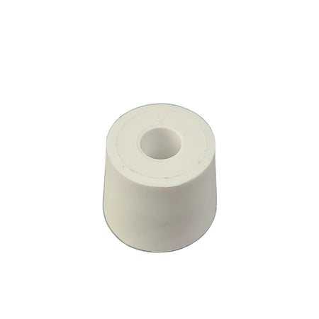 6.0 drilled TPE rubber bung for airlocks, shown with drilled hole, designed for fermentation vessels, by FastRack.