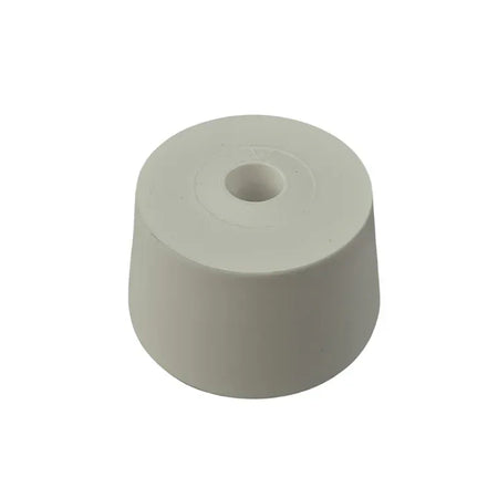 6.5-inch drilled TPE rubber bung for airlocks, used for fermentation, by FastRack, showing the perforated rubber stopper.