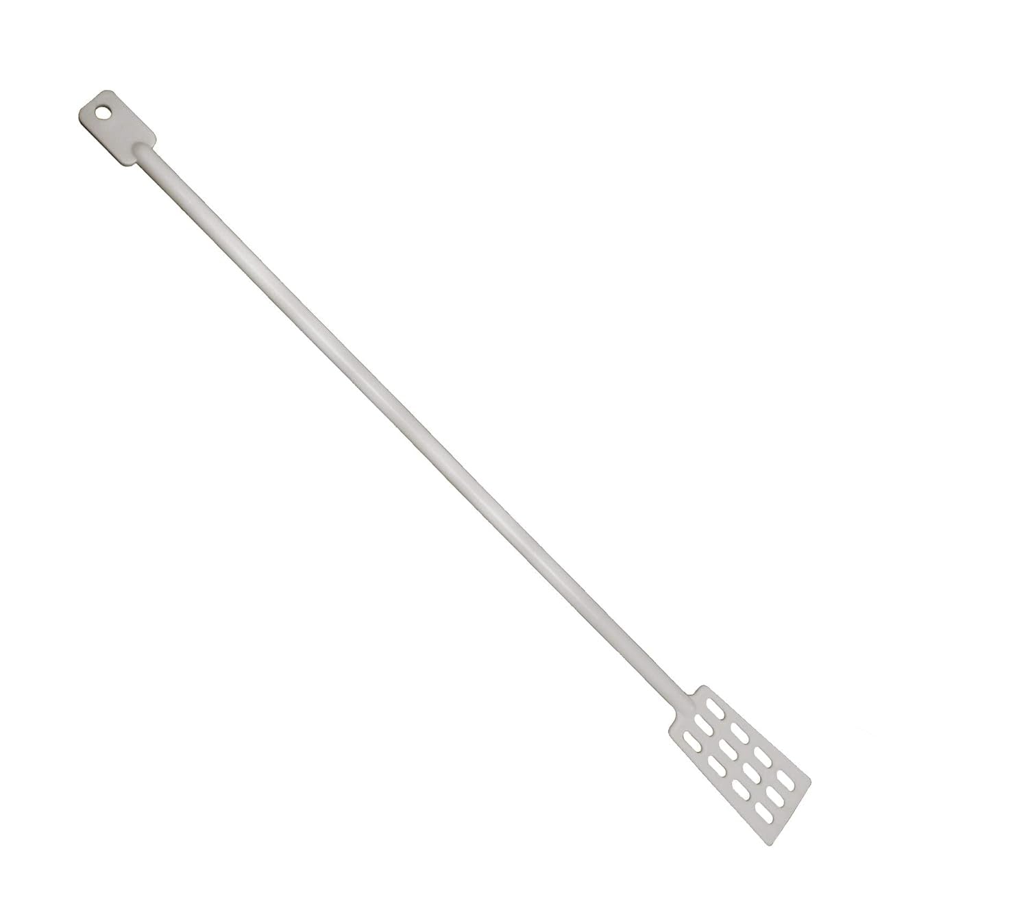 FastRack 24-inch slotted brewing paddle with handle, used for stirring and mixing in brewing and cooking processes.