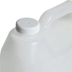 FastRack 1-gallon plastic water jug with lid, F-style design, suitable for storage and transport of liquids.