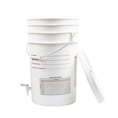 6.5 Gallon Fermentation Bucket with Lid - Boxed Set - FastRack