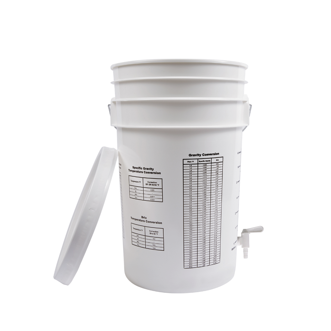 6.5 Gallon Fermentation Bucket with Lid - Boxed Set - FastRack