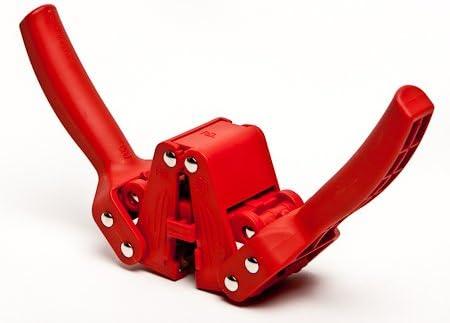 FastRack Emily Hand Capper in red, a handheld capper tool used for sealing bottles in home brewing or beverage packaging.