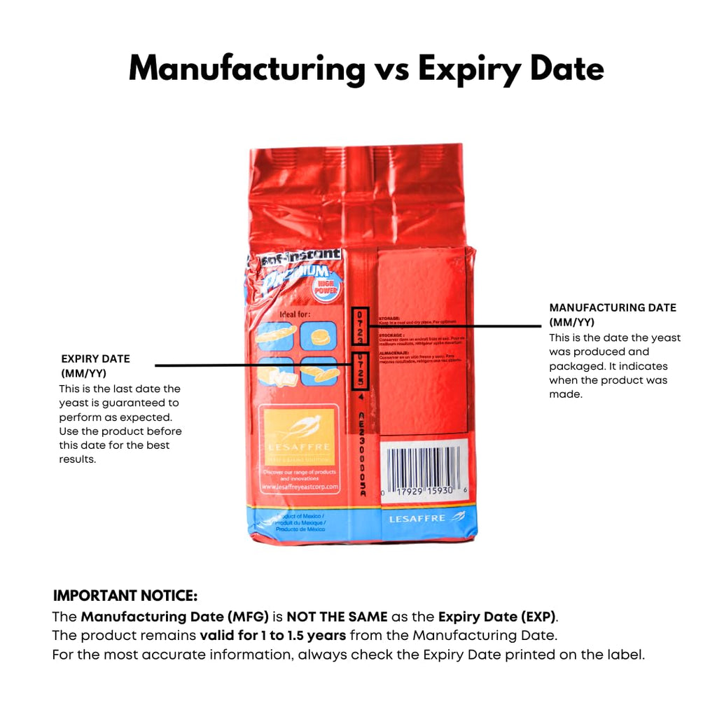 FastRack Red Star SAF Premium High Power Instant Yeast in a 1 lb package, showing the yeast granules and packaging.