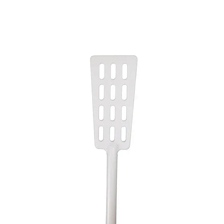 28 inch slotted brewing paddle from FastRack, a durable stainless steel spoon with slots for efficient stirring and brewing.