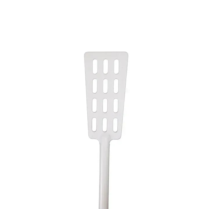 28 inch slotted brewing paddle from FastRack, a durable stainless steel spoon with slots for efficient stirring and brewing.