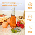 Set of 24 clear W187 Champagne bottles by FastRack, 187ml wine bottles in a case, suitable for sparkling wine storage.