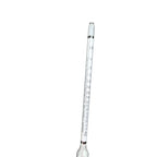 FastRack alcohol hydrometer measuring 0–200 proof and Tralle hydrometer for testing alcohol concentration in liquids.