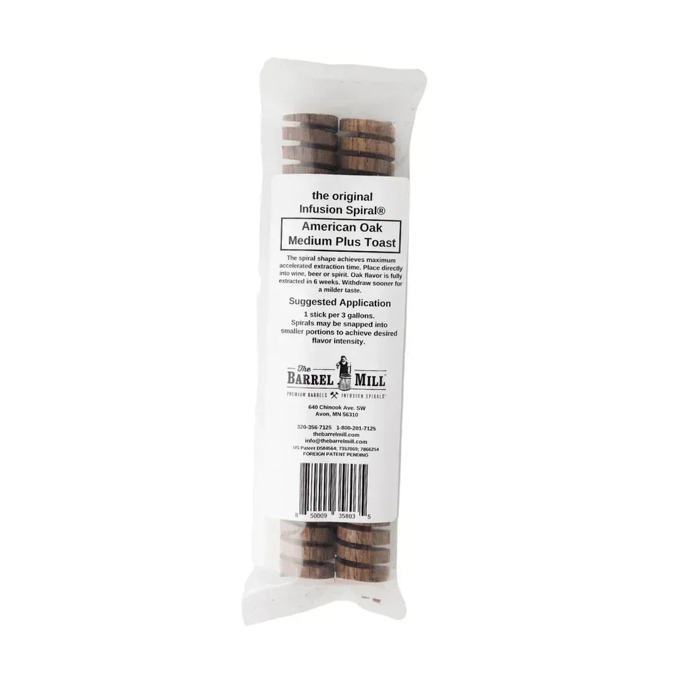 FastRack American Oak Infusion Spiral – Medium Toast - FastRack