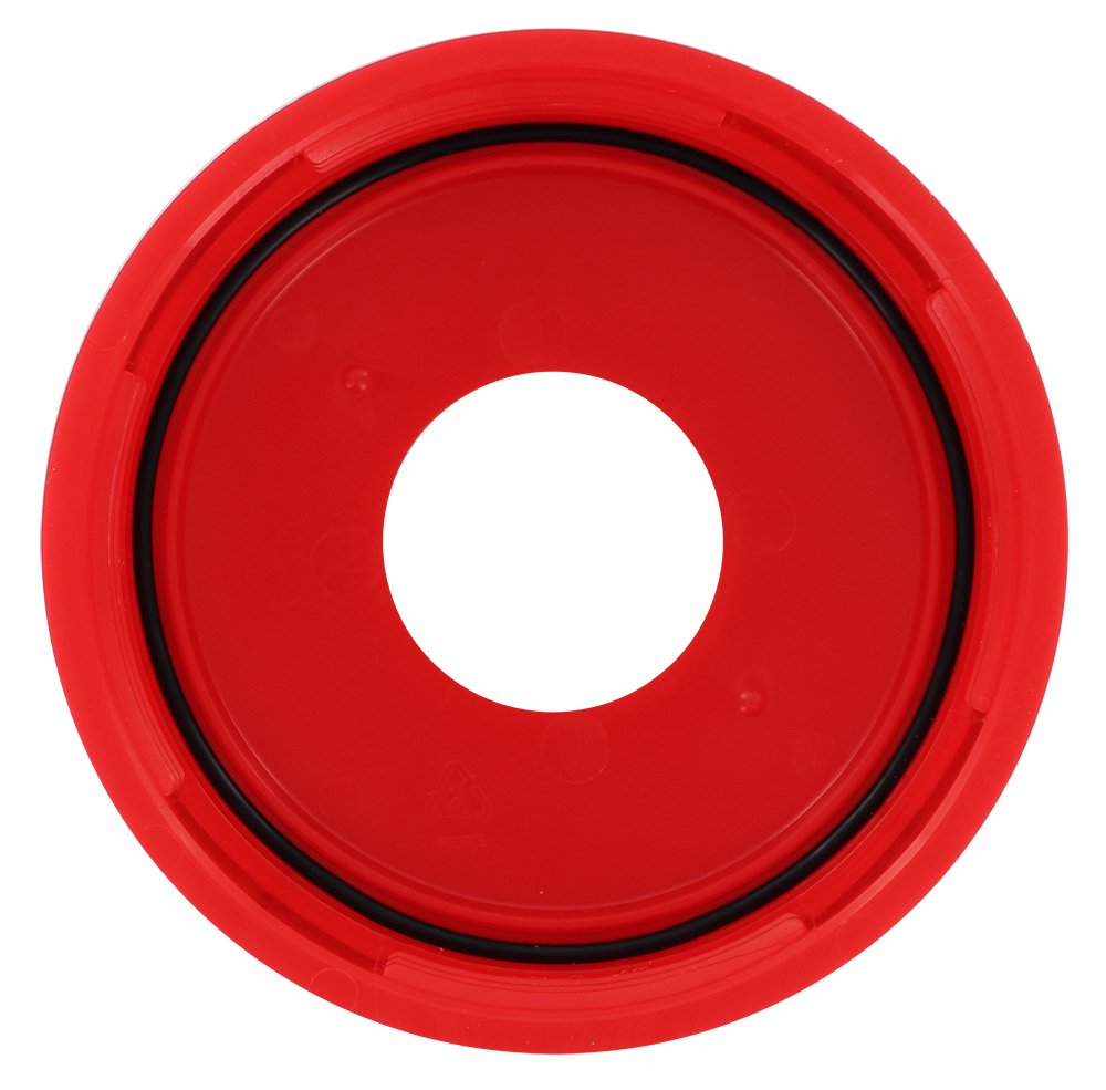 FastRack Fermonster 3 Gallon PET fermenter with lid and airlock for home brewing or fermentation processes.