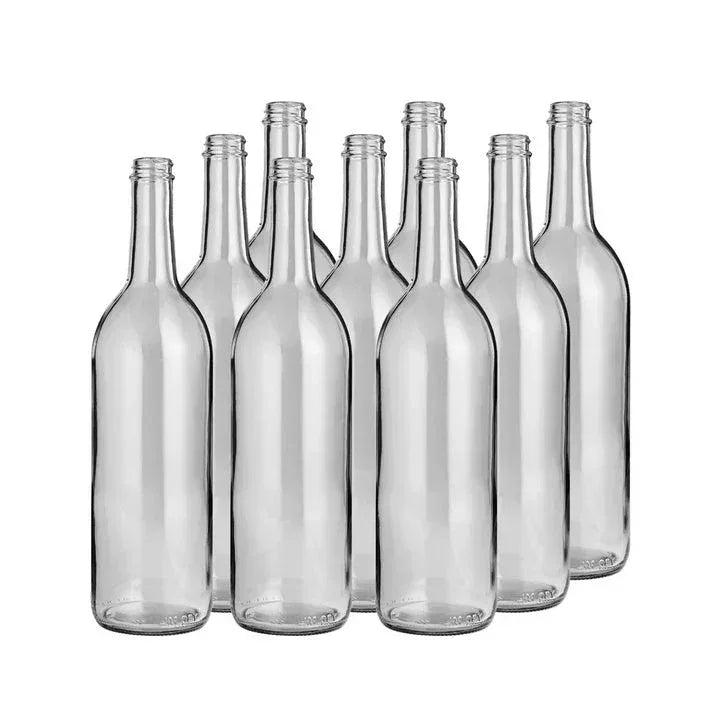 W5 Bordeaux Wine Bottles 750ml Clear/Flint Screw Cap – Case of 12 - FastRack