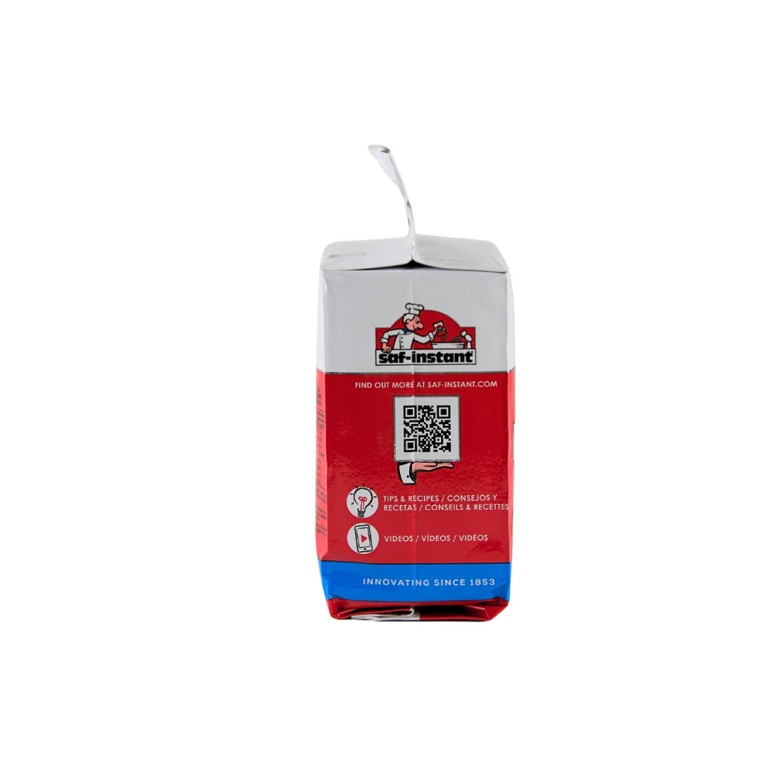 FastRack Red Star SAF Instant Baking Yeast in a red and white package, 1 lb, ready for baking bread and pastries.