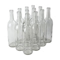 W5 Bordeaux Wine Bottles 750ml Clear/Flint – Case of 12 - FastRack