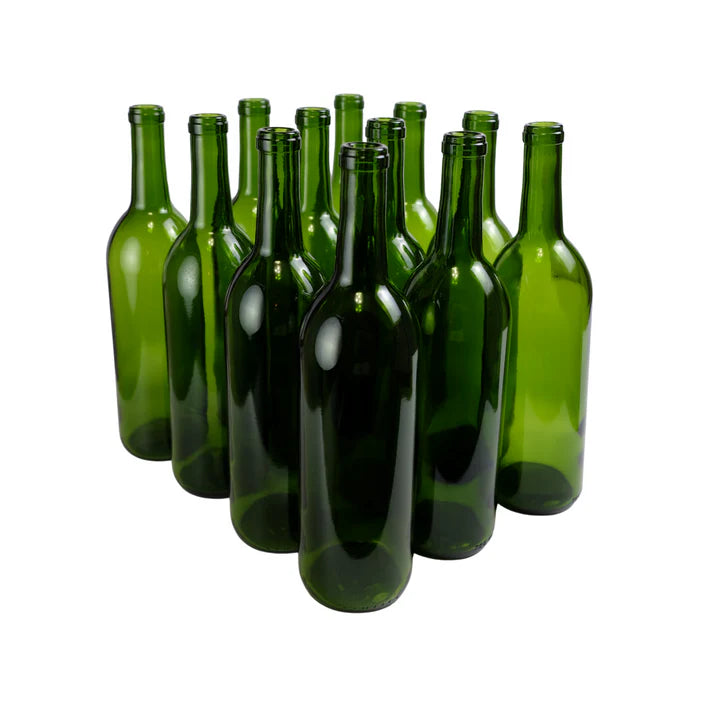 W5 Bordeaux Wine Bottles 750ml Green – Case of 12 - FastRack