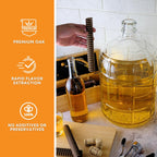 FastRack American Oak Infusion Spiral in heavy toast, showcasing the roasted, twisted oak wood used for flavoring in brewing or smoking.