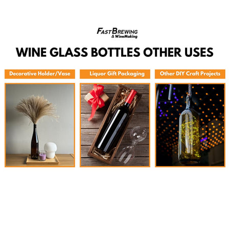 Set of 12 Frosted Bordeaux wine bottles, 750ml each, from FastRack, displayed in a case for wine storage and presentation.