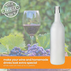 Set of 12 Frosted Bordeaux wine bottles, 750ml, by FastRack, arranged in a case, showcasing elegant glass and classic shape.