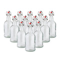 FastRack Clear Swing Top Bottles 1000ml – Case of 12 - FastRack
