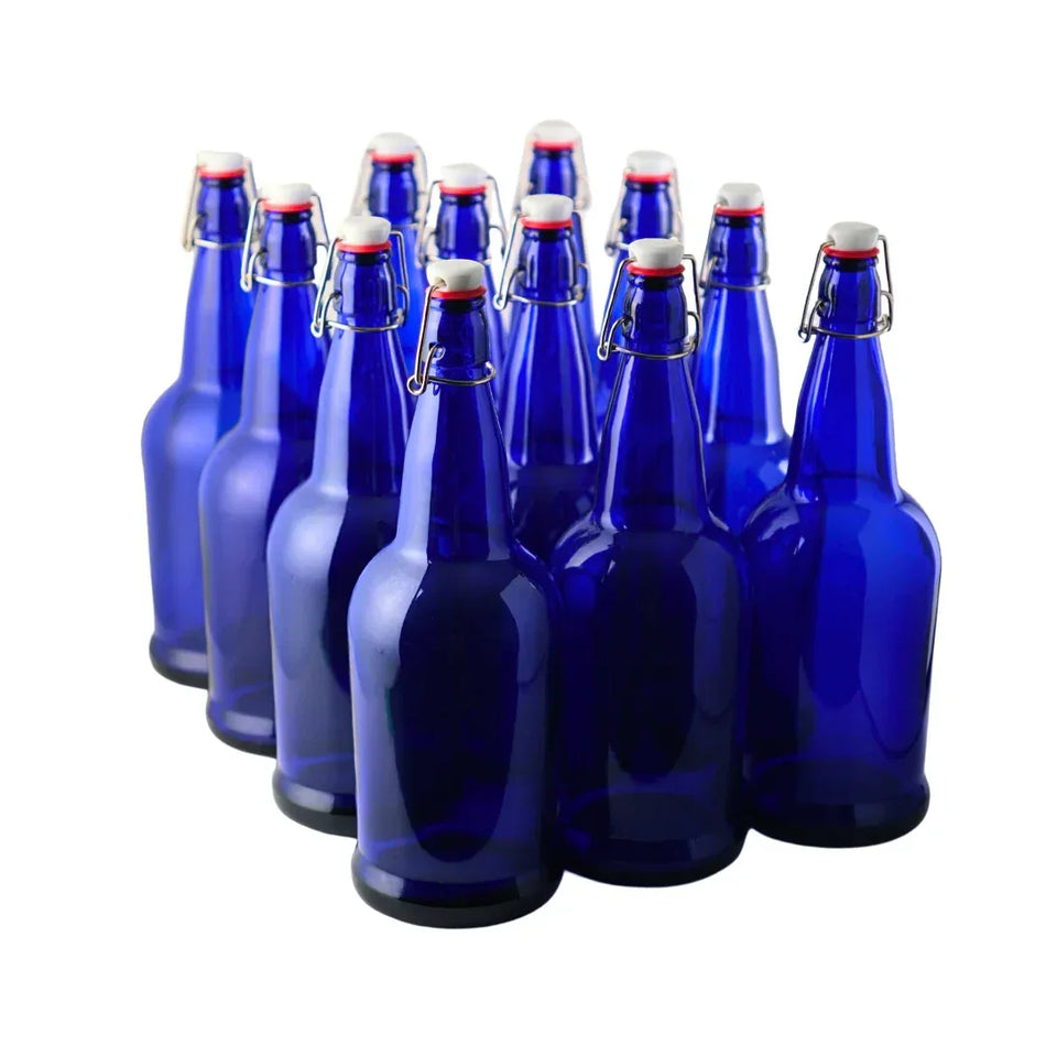FastRack Blue Swing Top Bottles 500ml – Case of 12 - FastRack