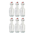 FastRack Clear Swing Top Bottles 1000ml – Case of 6 - FastRack