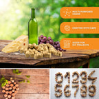 Set of 100 natural wine corks by FastRack, showing close-up of corks suitable for sealing wine bottles.