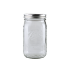 Ball Mason Jars 32 oz Wide Mouth with Bands & Lids - Case of 12