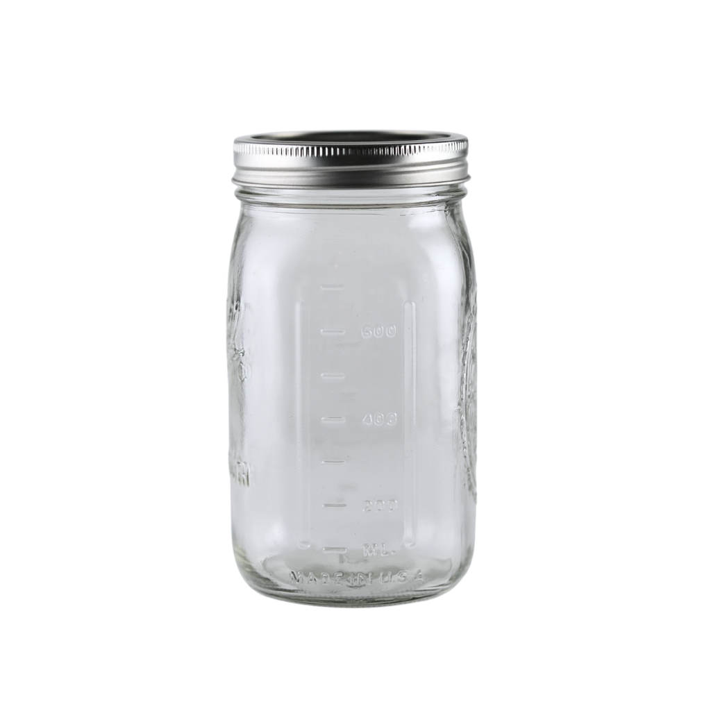 Ball Mason Jars 32 oz Wide Mouth with Bands & Lids - Case of 12