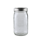 Ball Mason Jars 32 oz Wide Mouth with Bands & Lids - Case of 12