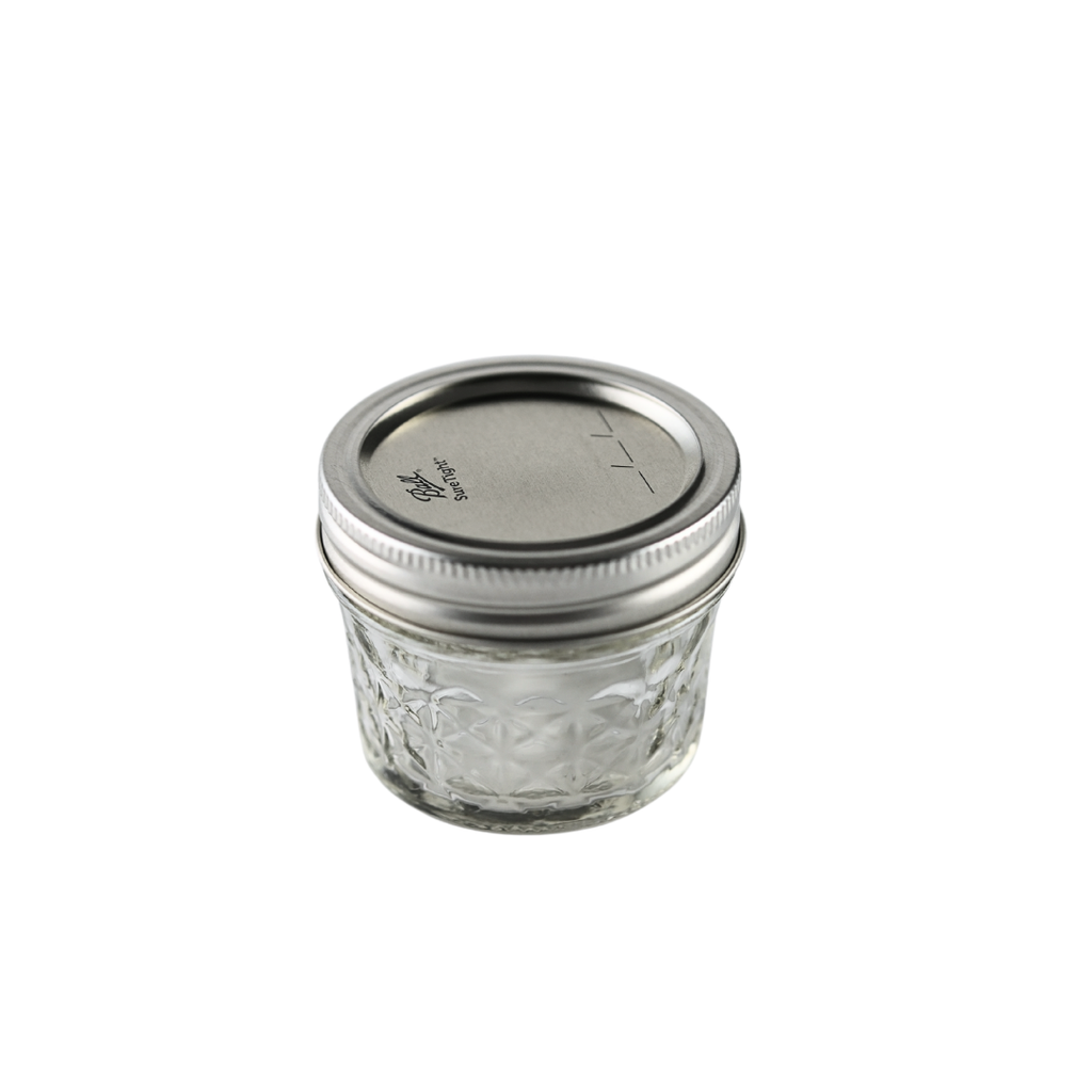 Ball Mason Jars 4 oz Quilted with Bands & Lids - Case of 12