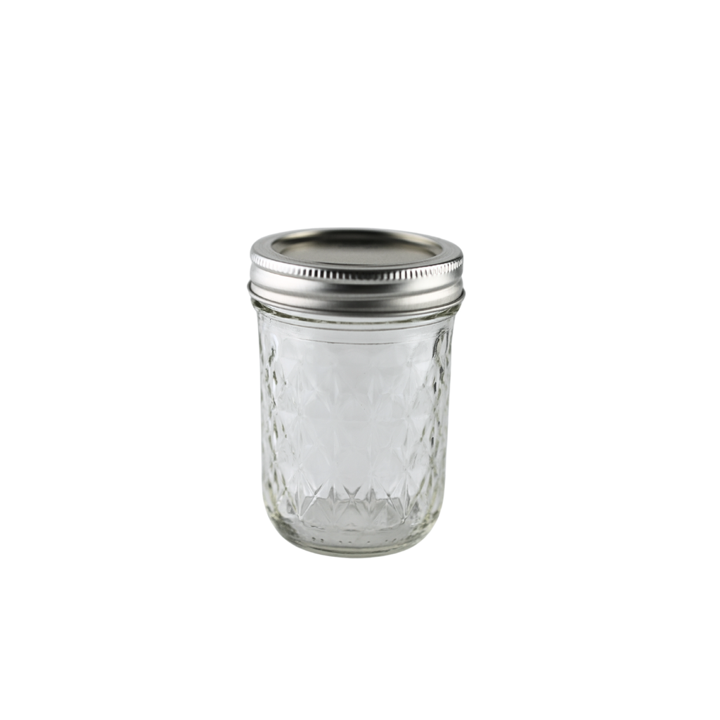 Ball Mason Jars 8 oz Quilted with Bands & Lids - Case of 12