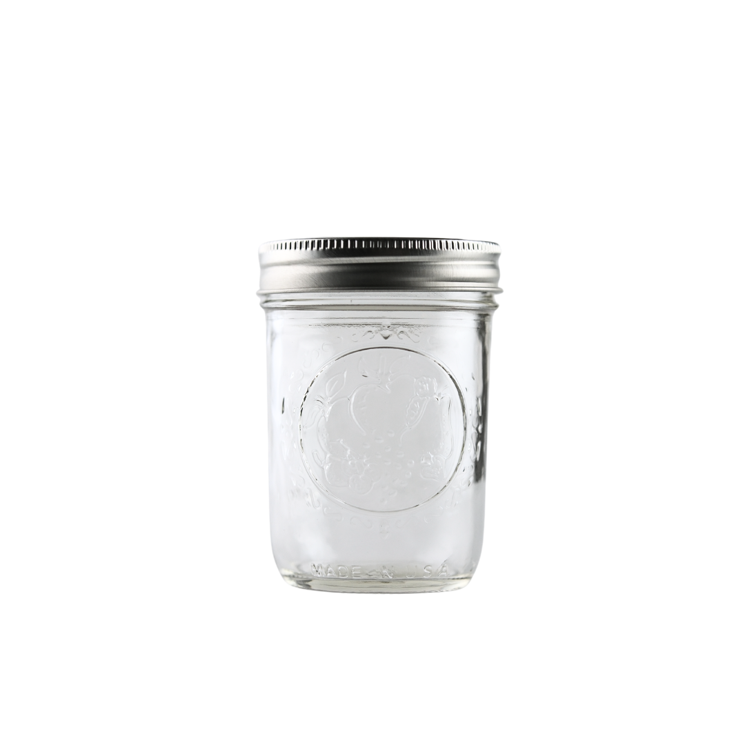 Ball Mason Jars 8 oz Regular Mouth with Bands & Lids - Case of 12